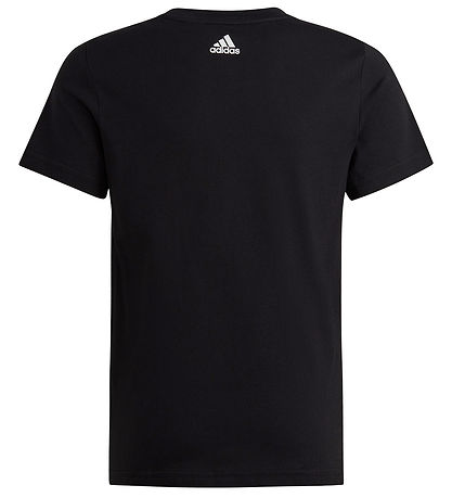 adidas Performance T-shirt - G LIN T - Sort/Hvid