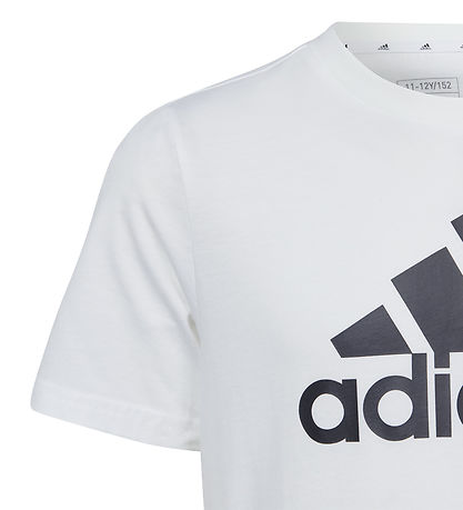 adidas Performance T-shirt - U BL TEE - Hvid/Sort