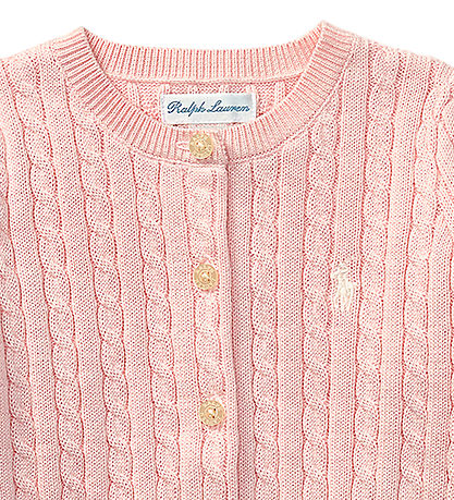 Polo Ralph Lauren Cardigan - Strik - Core Replen - Rosa