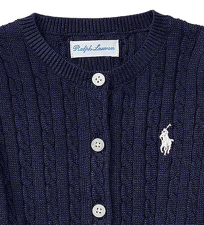 Polo Ralph Lauren Cardigan - Strik - Core Replen - Hunter Navy