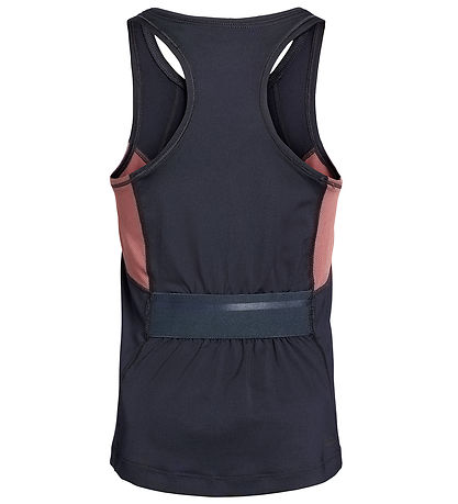 Rethinkit Tanktop - Anais - Midnight Blue m. Gammelrosa