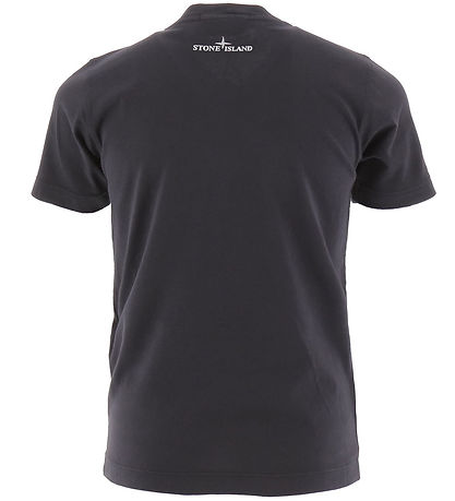 Stone Island T-shirt - Navy m. Logo