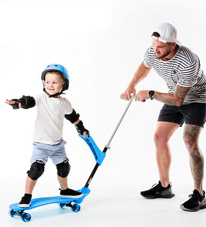 Ookkie Skateboard - Kids Learner Skateboard - Blå