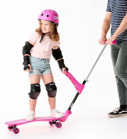 Ookkie Skateboard - Kids Learner Skateboard - Pink