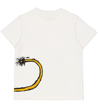 Green Cotton x WWF T-shirt  - Balsam Cream m. Løve