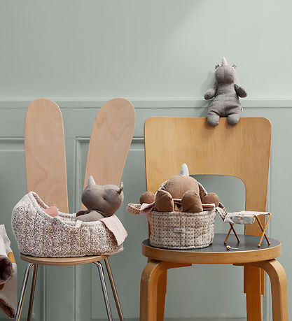 Maileg Bamse - Safari Friends - Næsehorn - Lille - 22 cm - Choco