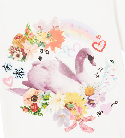 Stella McCartney Kids T-shirt - Off White m. Svane