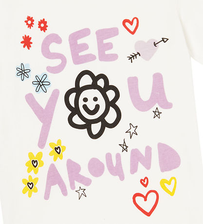 Stella McCartney Kids T-shirt - Off White m. Print