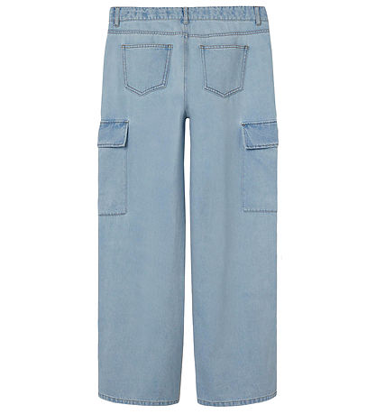 LMTD Jeans - Cargo - NlfTartizza - Light Blue Denim