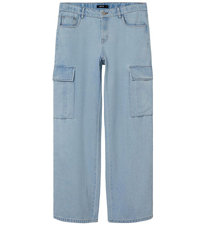 LMTD Jeans - Cargo - NlfTartizza - Light Blue Denim