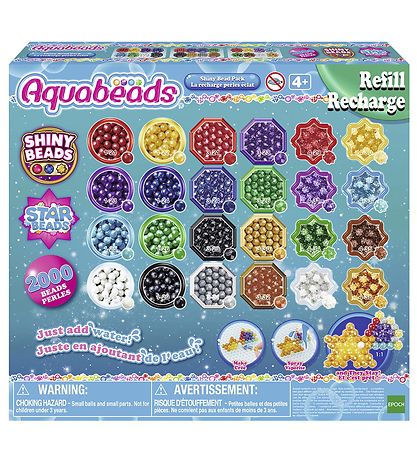 Aquabeads Perler - 2000+ Stk. - Shiny Bead Pack