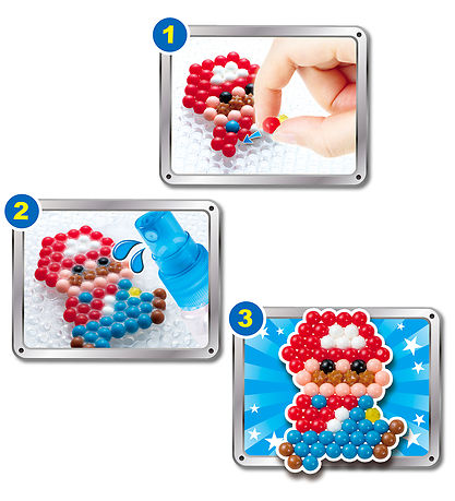 Aquabeads Perlest - 600+ stk. - Super Mario Character Set