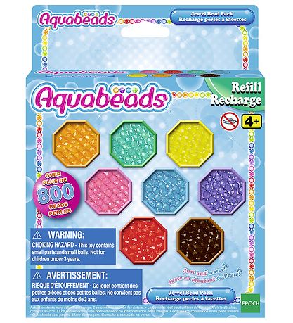 Aquabeads Perler - 800+ stk. - Jewel Bead Pack - Multifarvet