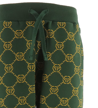 Philipp Plein Sweatpants - Monogram - Grn/Gul