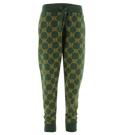 Philipp Plein Sweatpants - Monogram - Grn/Gul