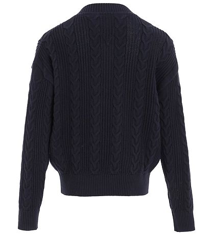 Tommy Hilfiger Cardigan - Cable Strik - Desert Sky