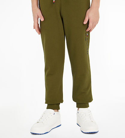 Tommy Hilfiger Sweatpants - U Essential - Putting Green