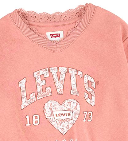 Levis Kids Sweatshirt - Meet & Greet - Terra Cotta m. Print