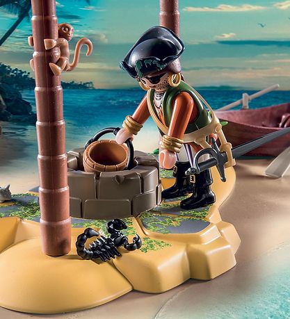 Playmobil Pirates - Piratskatte Med Skelet - 70962 - 104 D