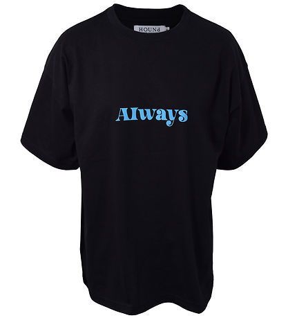 Hound T-shirt - Oversized - Sort m. Print