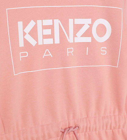 Kenzo Sweatkjole - Pudderrosa m. Hvid