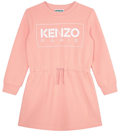 Kenzo Sweatkjole - Pudderrosa m. Hvid