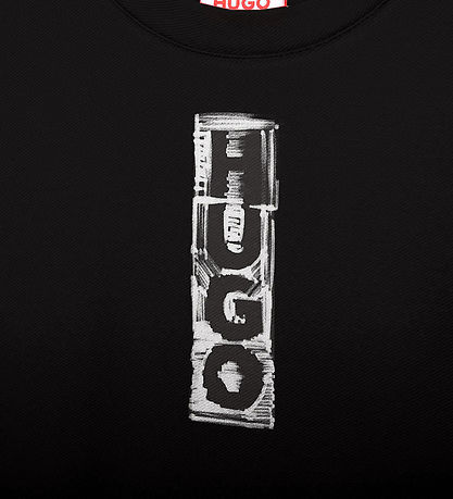 HUGO T-shirt - Sort m. Print