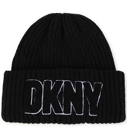 DKNY Hue - Strik - Sort m. Frott