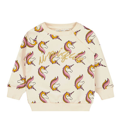 The New Siblings Sweatshirt - TnsHanni - White Swan m. Enhjrnin