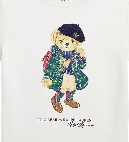 Polo Ralph Lauren T-shirt - Hvid m. Bamse