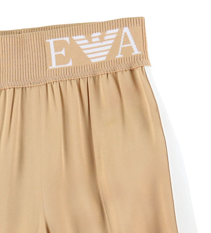 Emporio Armani Bukser - Beige m. Hvid