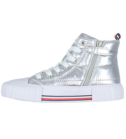 Tommy Hilfiger Stvler - High Top Lace-Up - Silver