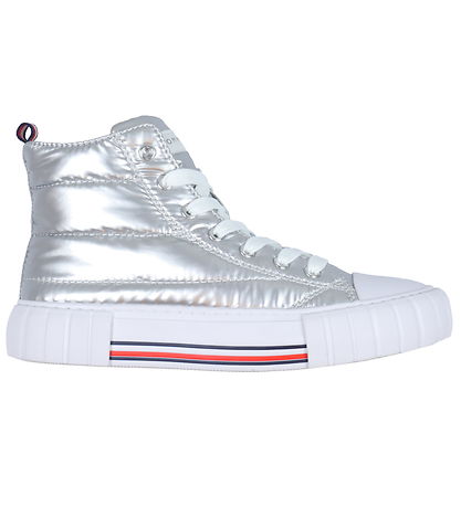 Tommy Hilfiger Stvler - High Top Lace-Up - Silver