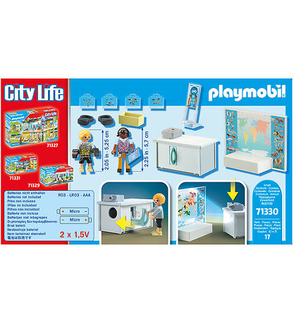 Playmobil City Life - Virtuelt Klassevrelse - 17 Dele - 71330