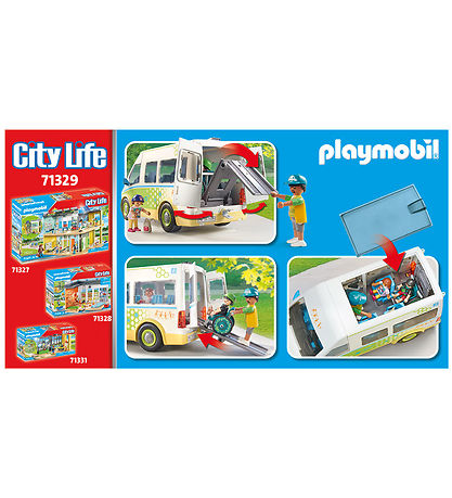 Playmobil City Life - Skolebus - 53- dele - 71329