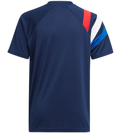 adidas Performance T-Shirt - Fortore 23 - Bl m. Rd/Hvid