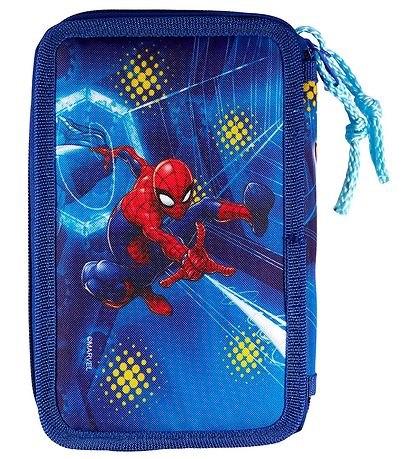 Spiderman Penalhus m. Indhold - Twozip - Bl