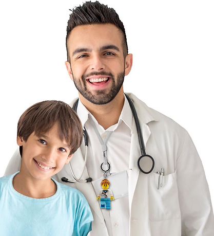 LEGO® Nøglering m. Lommelygte - LEGO® Male Doctor