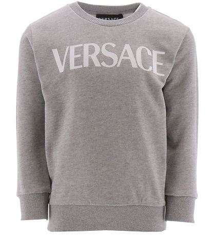 Versace Sweatshirt - Grmeleret m. Hvid