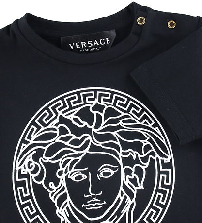 Versace T-shirt - Sort m. Hvid