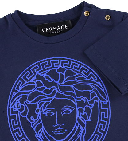 Versace T-shirt - Navy m. Bl