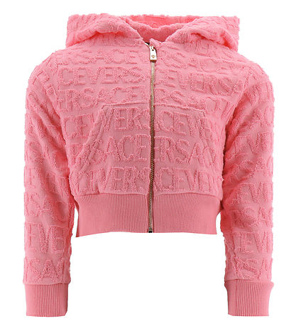 Versace Cardigan - Cropped - Frott - Flamingo