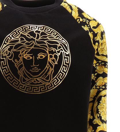 Versace Sweatkjole - Barocco - Sort m. Guld