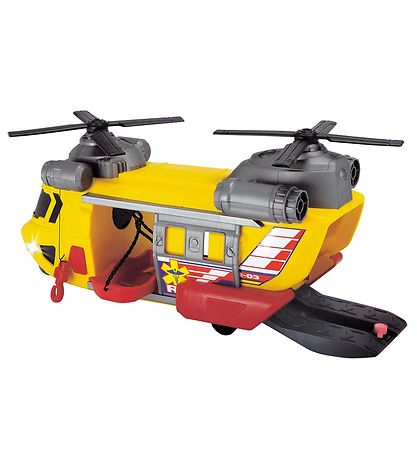 Dickie Toys Helikopter - Rescue Helicopter - Lys/Lyd