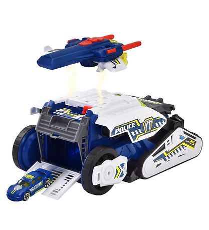 Dickie Toys Police Bot - Rescue Hybrids - Lys/Lyd