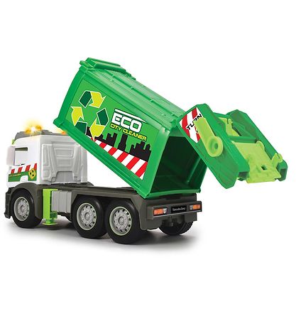 Dickie Toys Arbejdsbil - Action Truck - Garbage - Lys/Lyd