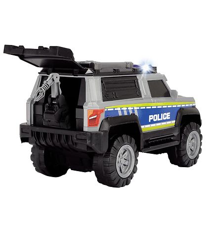 Dickie Toys Bil - Police SUV - Lys/Lyd