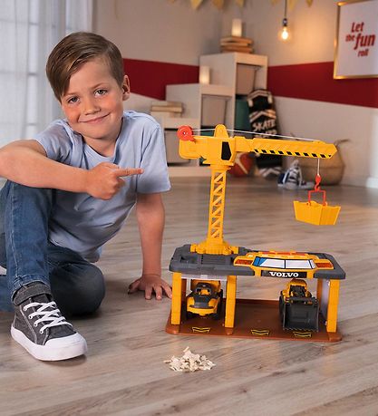 Dickie Toys Legest - Construction Station - Lys/Lyd