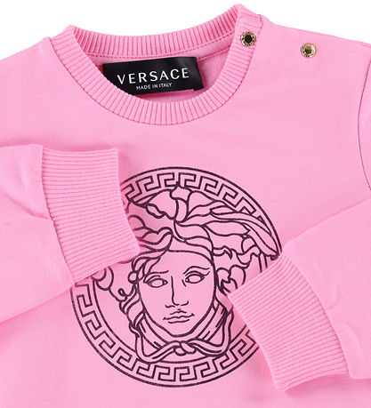 Versace Sweatshirt - Pink m. Logo