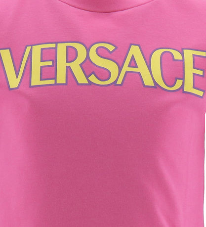 Versace T-shirt - Fuchia m. Gul